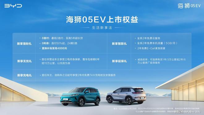比亚迪海狮05EV上市 1178万元起售EVO视讯平台e平台30 Evo赋能(图7)